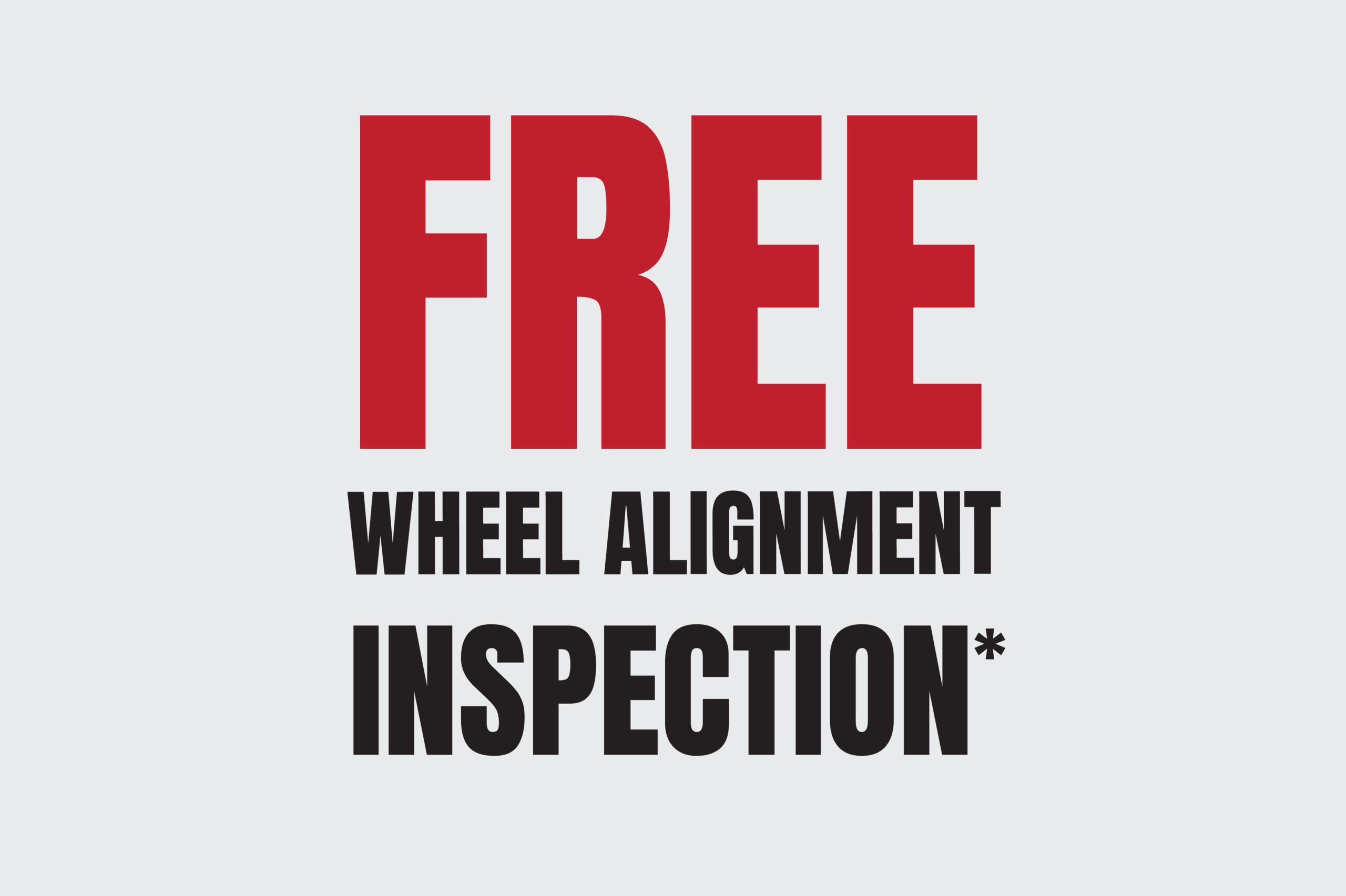 WHEEL ALIGNMENT INSPECTION